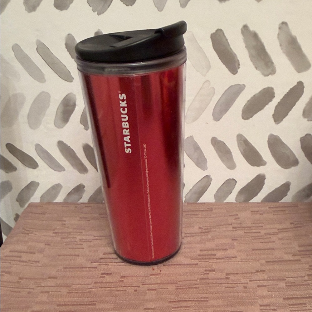 Starbucks Glossy Red Travel Mug - Picture 3 of 4